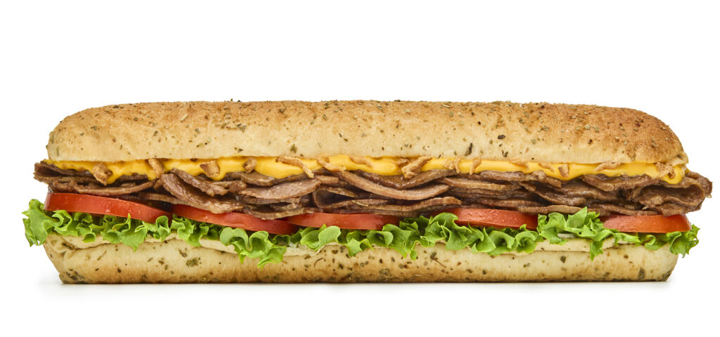 Fotografía de producto Subway Uruguay en fondo blanco. Fotografía publicitaria realizada por RUMA Estudio, Montevideo.